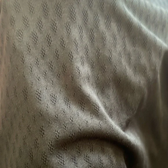 Under Armour Black Racerback Tank-heatgear, loose size large, semi-sheer circles - Picture 2 of 6